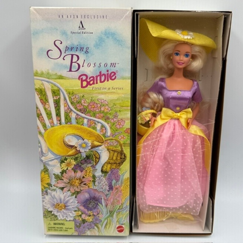 1995 Spring Blossom Barbie Special Edition Avon Exclusive Mattel 15201 Vintage